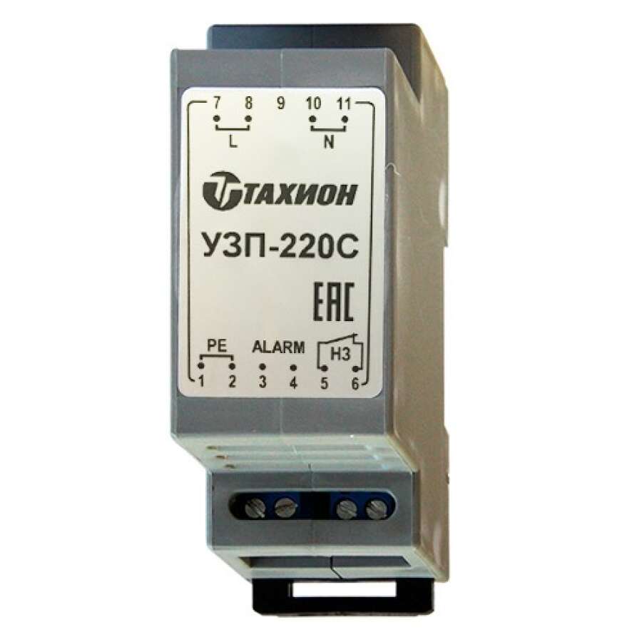 Устройство защиты питающих линий 230VAC, сигнализация отказа, -55° - +80°С, IP20,  89х58х35мм, на DIN-рейку (УЗИП, грозозащита) 