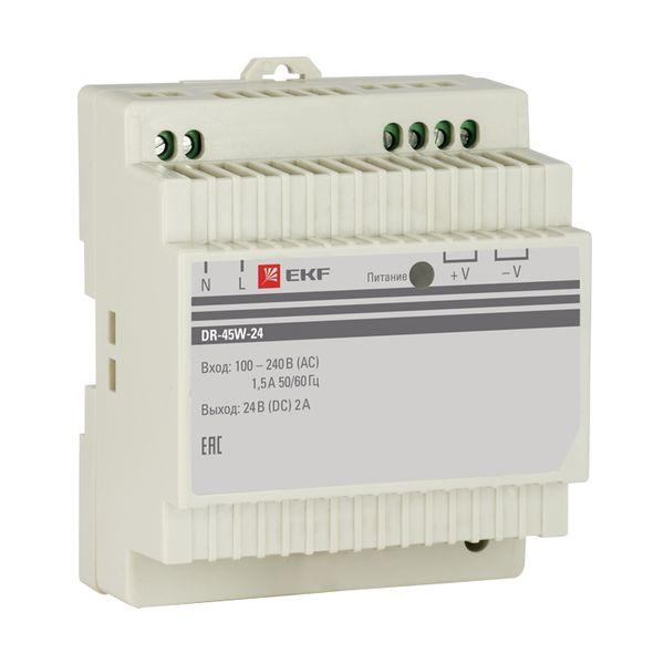 Блок питания 24В DR-45W-24 PROxima 