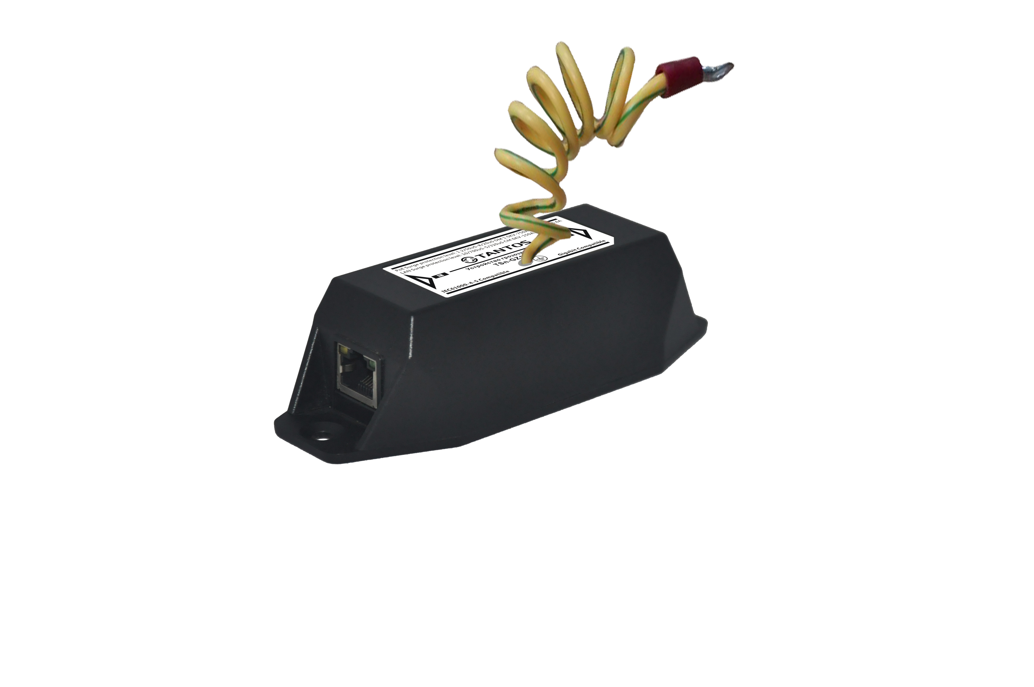 Устройство одноканальное грозозащиты Gigabit Ethernet и PoE (до 4Кв) 