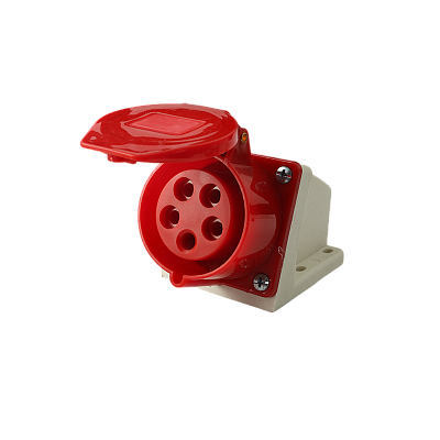 Розетка стационарная для наружной установки PPC 115 3Р+РЕ+N 16А 380В IP44 Jazzway 