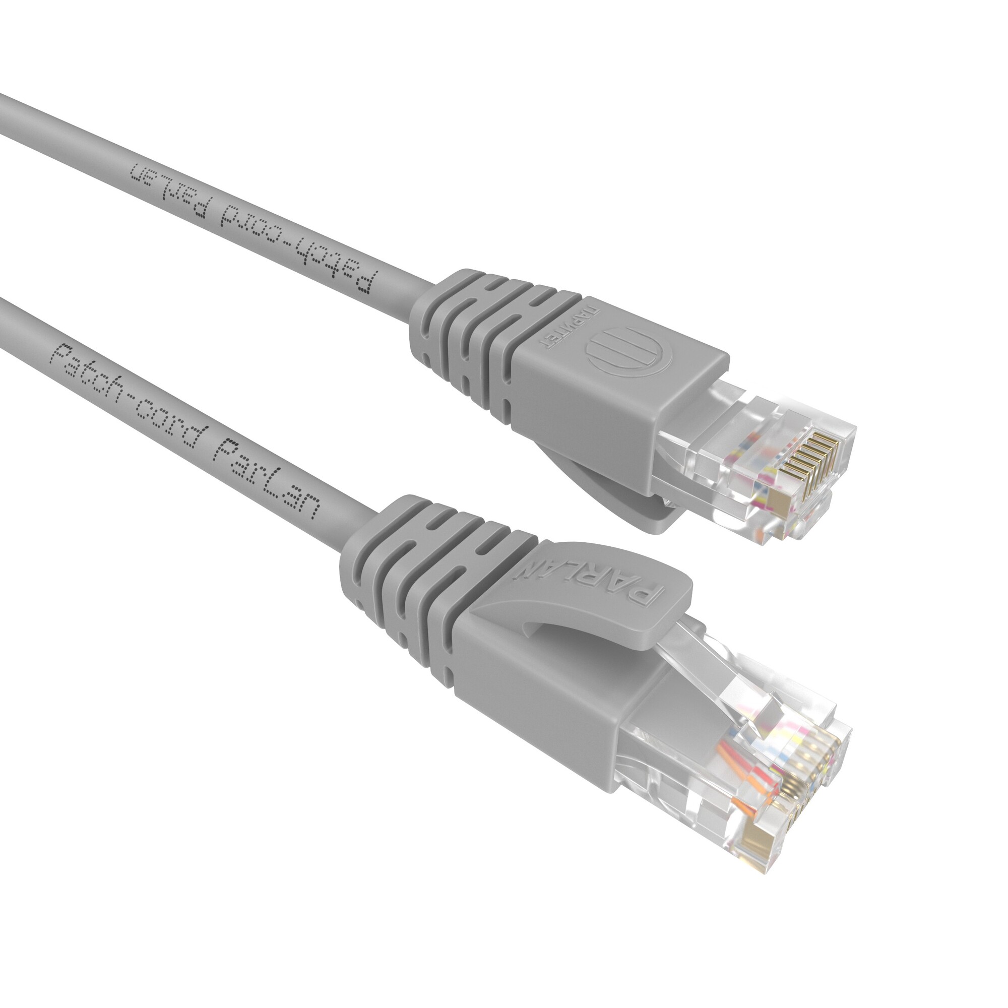 Патч-корд U/UTP Cat 5e ZH 4х2х0,60 Flex 1,5м серый
