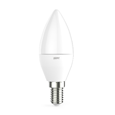 Лампа светодиодная LED 6 Вт 470 лм 6500К AC180-240В E14 свеча холодная  Elementary Gauss