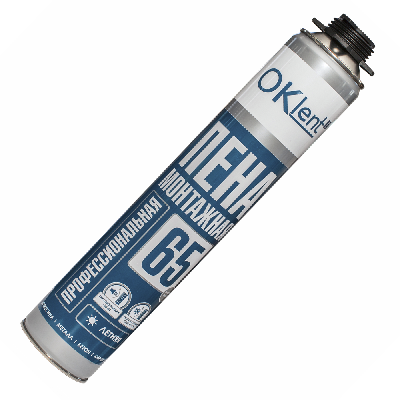 Пена монтажная профессиональная Oklent 65 (860гр) 