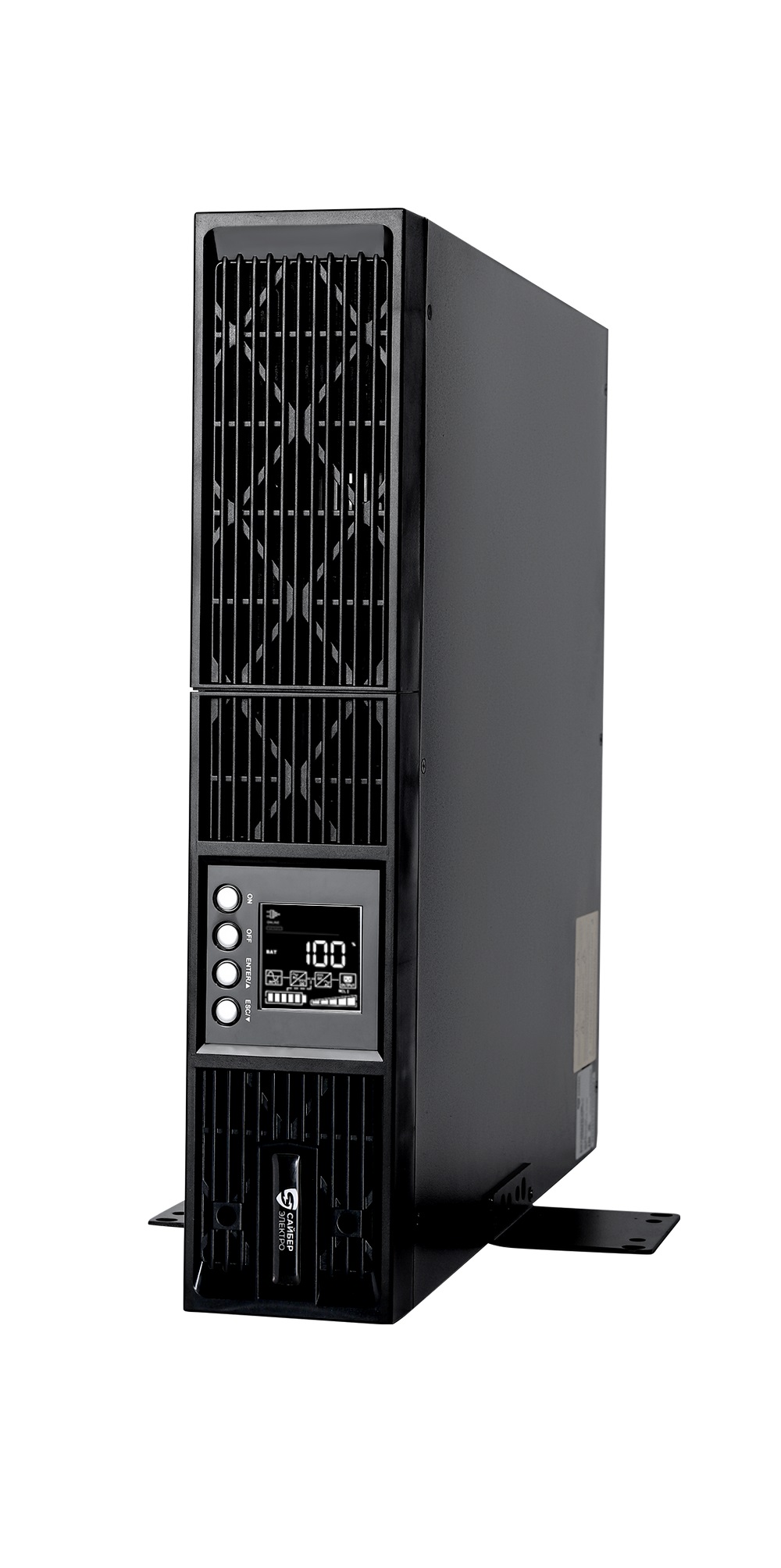 Источник бесперебойного питания Online Rack/Tower 3000ВА/2700Вт. USB, RS-232, SNMP Slot, EPO, 8 IEC С13, C19 (12В /9Ач. х 6)