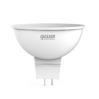Лампа светодиодная LED 7 Вт 530 лм 3000К AC180-240В GU5.3 софит MR16 теплая  Elementary Gauss