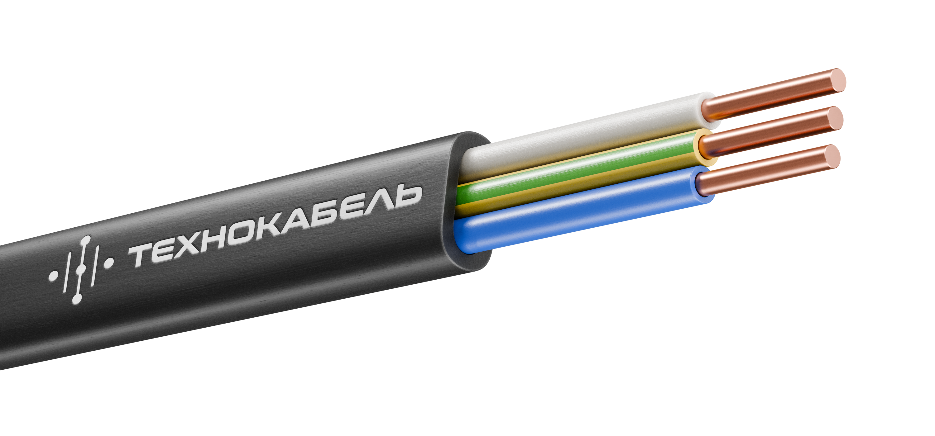 Кабель силовой ВВГ-Пнг(А)-LSLTx 3х2.5 ок(N.PE)-0.660 ТРТС