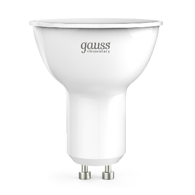Лампа светодиодная LED 7 Вт 530 лм 3000К AC180-240В GU10 софит MR16 теплая  Elementary Gauss