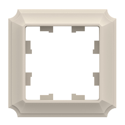 ATLASDESIGN ANTIQUE 1-постовая рамка, БЕЖЕВЫЙ 
