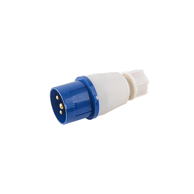 Вилка переносная PPC 013 2P+PE 16A 220V IP44 Jazzway 
