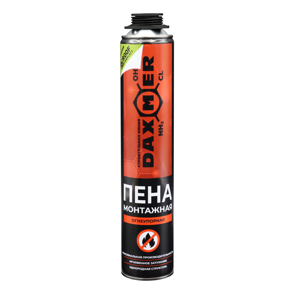 Пена монтажная Roof Complect огнеупорная (890гр) 